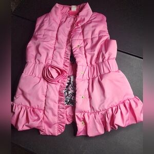 Lilly Pulitzer Pink Ruffled Kids Vest